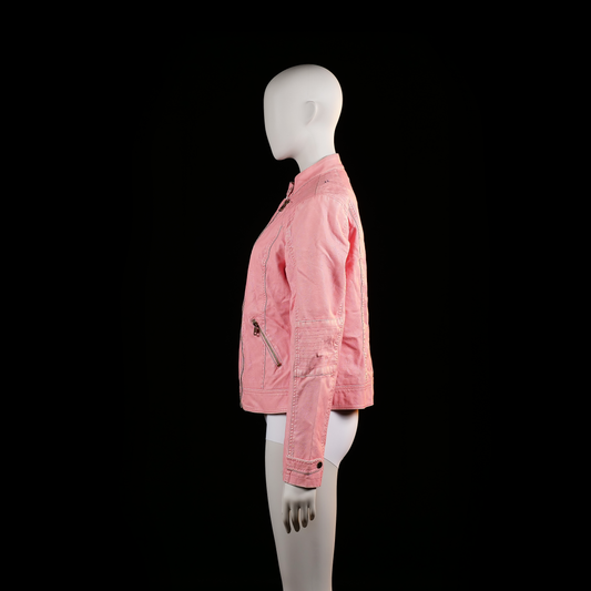 Pescara - biker jacket - Pink - (Storlek: L)