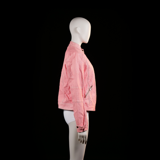 Pescara - biker jacket - Pink - (Storlek: L)
