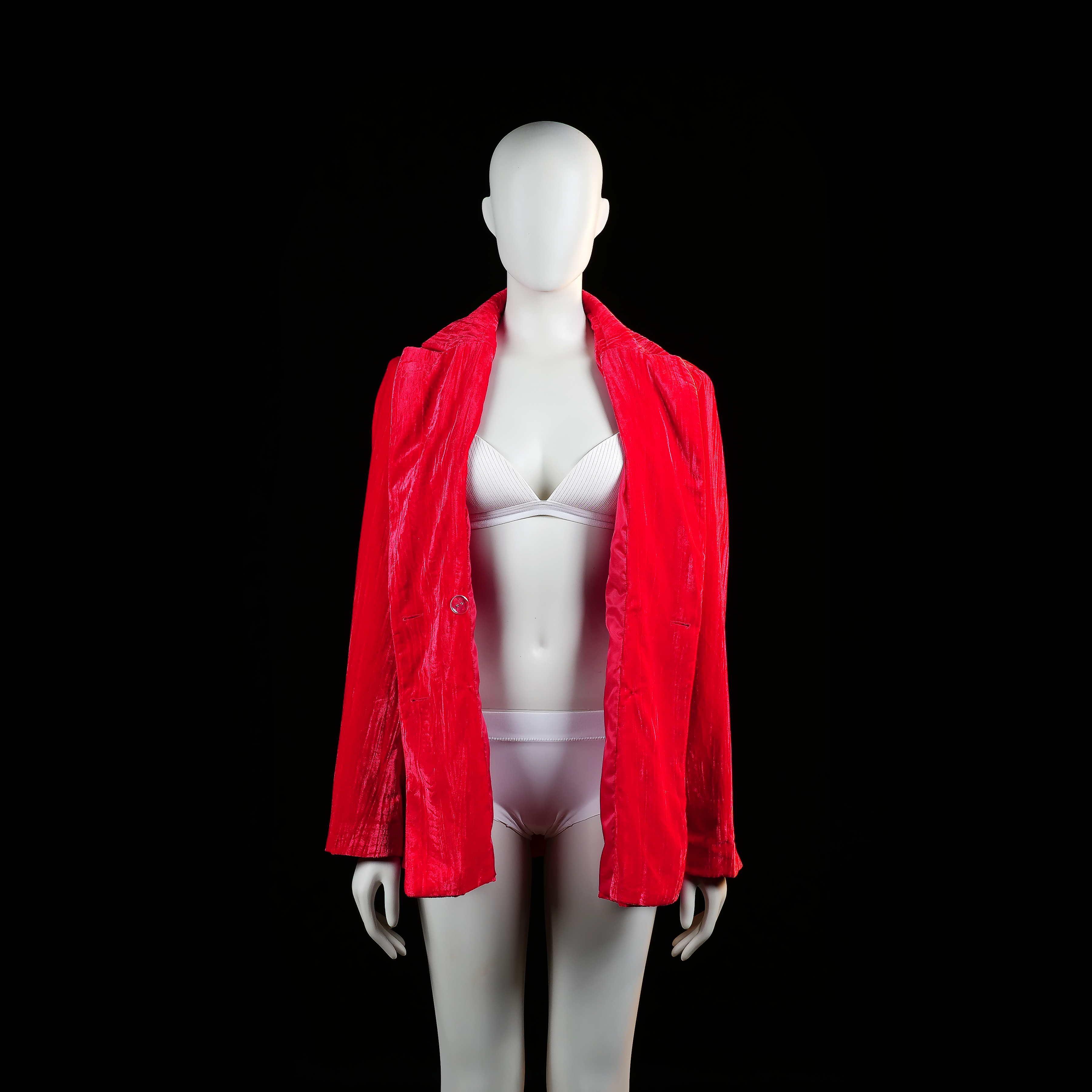 Primark - blazer - Red - (Storlek: 42)