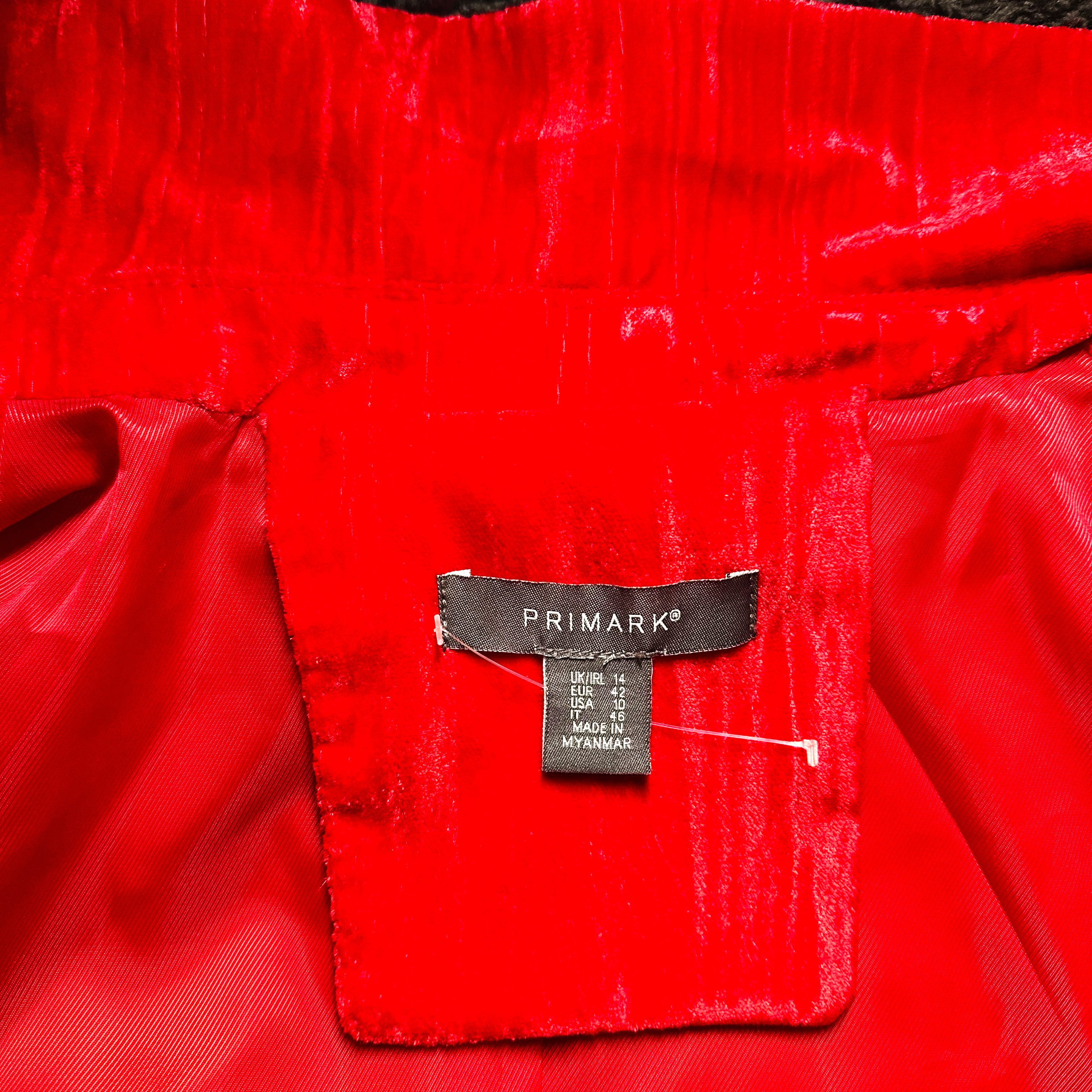 Primark - blazer - Red - (Storlek: 42)