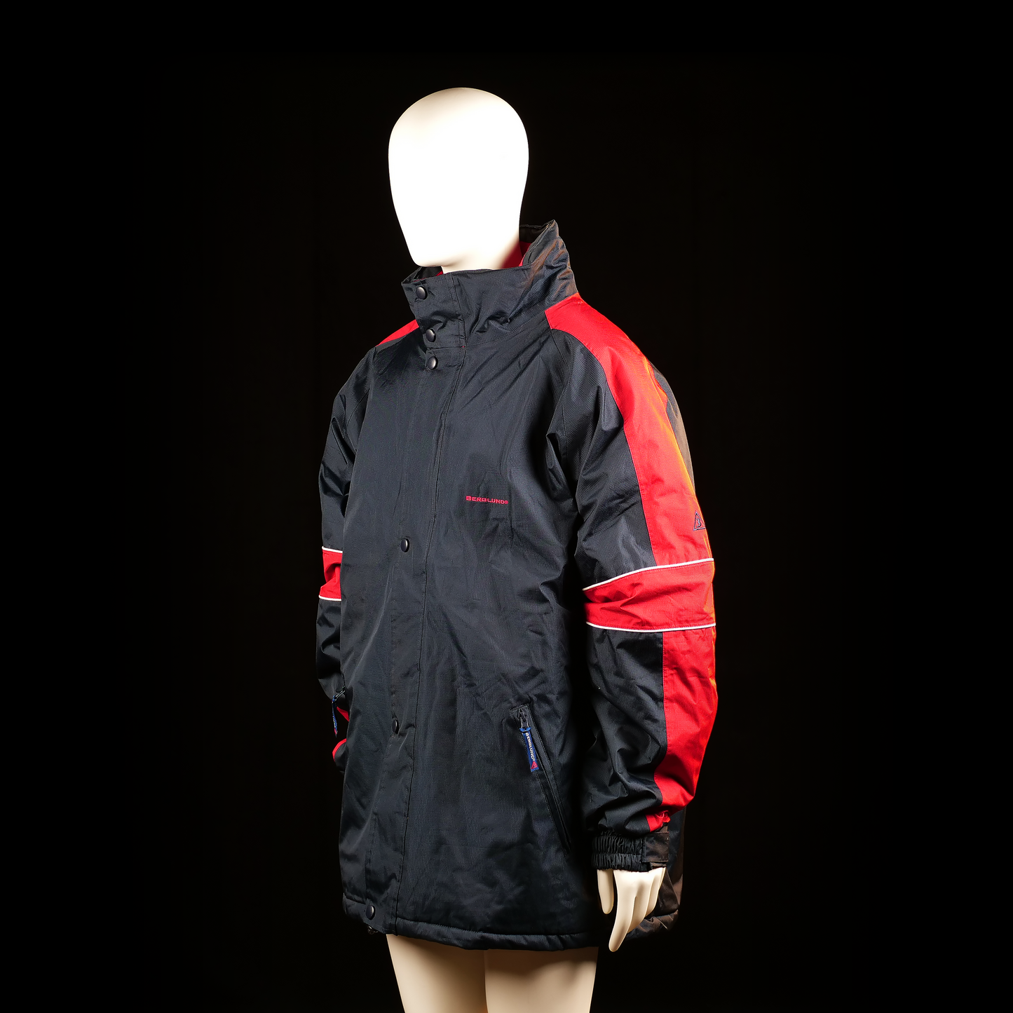 Berglund - windbreaker - Black, Red - (Storlek: 2XL)
