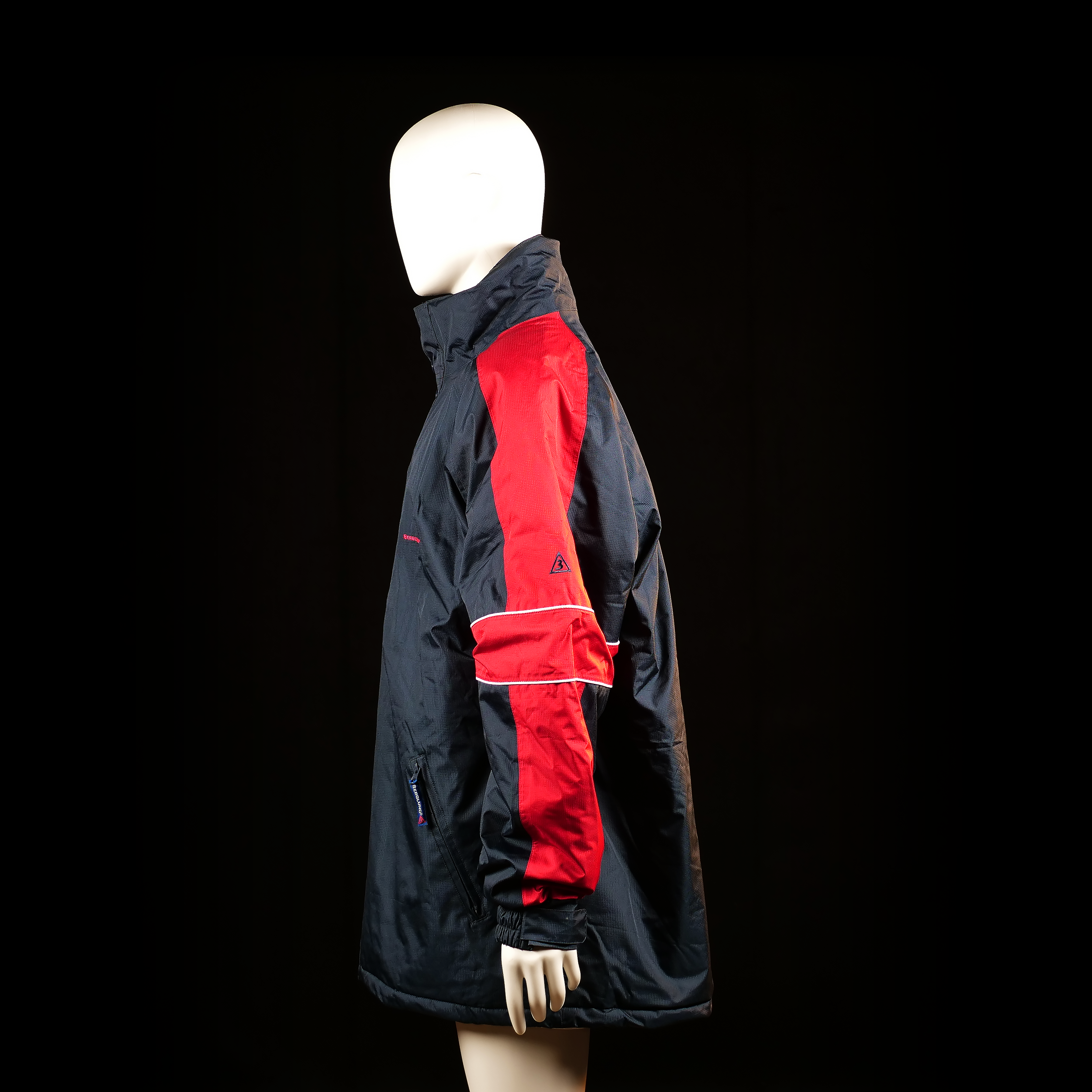 Berglund - windbreaker - Black, Red - (Storlek: 2XL)