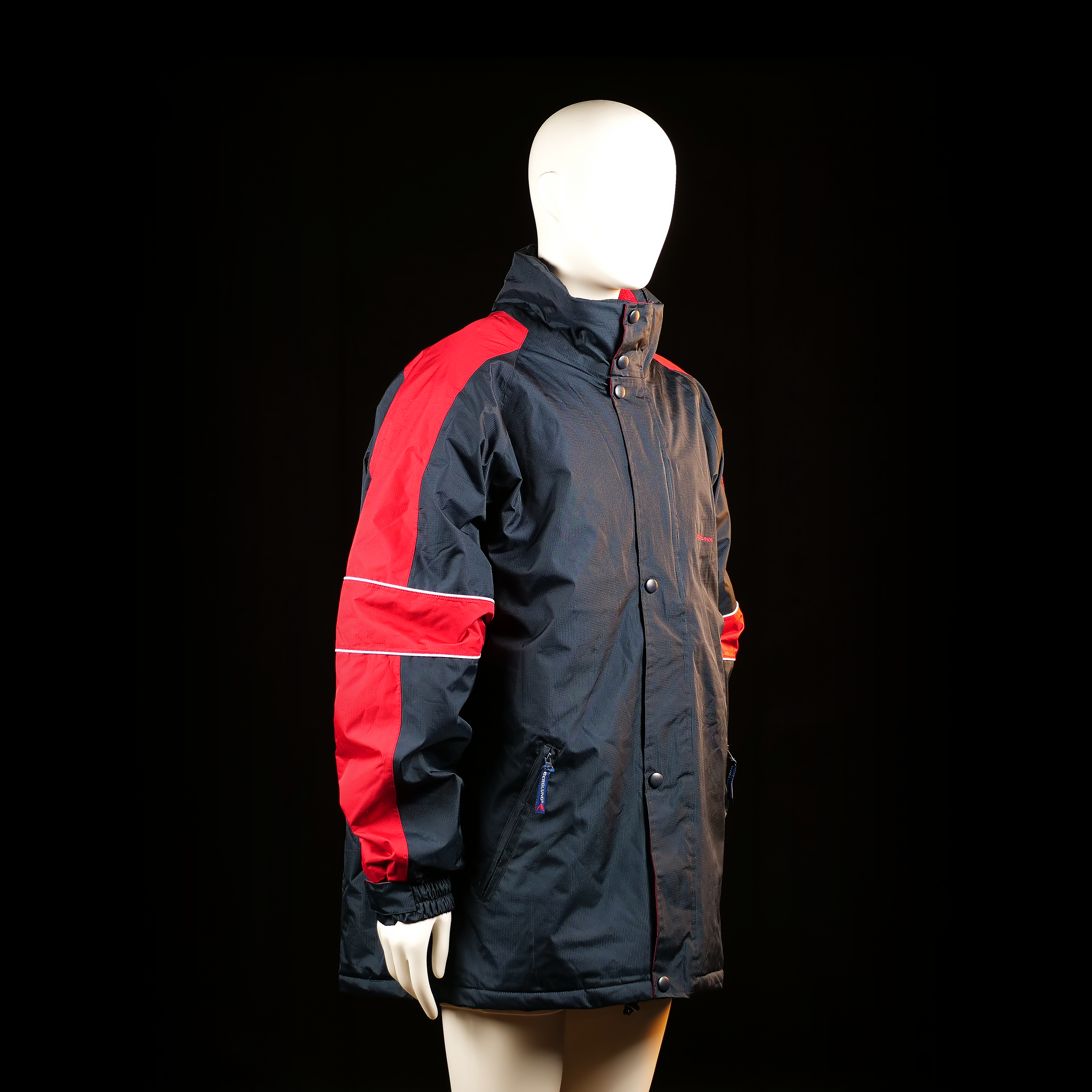 Berglund - windbreaker - Black, Red - (Storlek: 2XL)