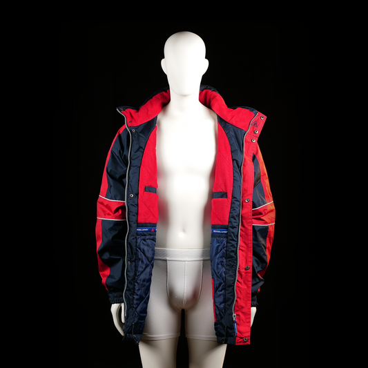 Berglund - windbreaker - Black, Red - (Storlek: 2XL)