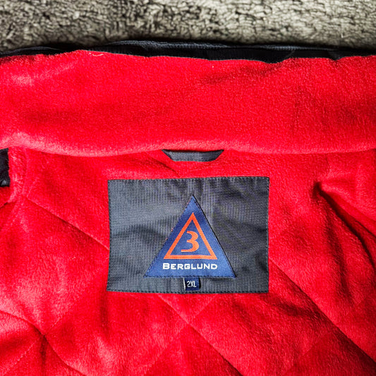 Berglund - windbreaker - Black, Red - (Storlek: 2XL)