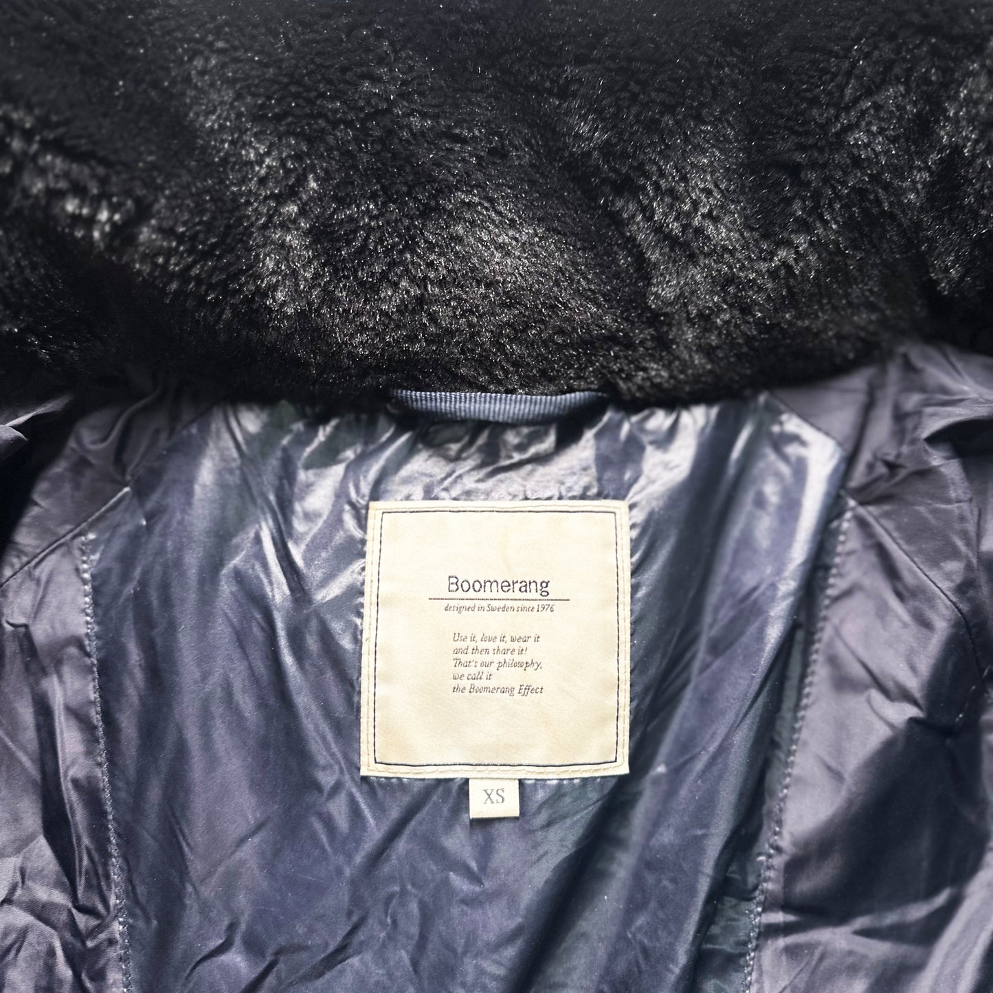 Boomerang - padded jacket - Navy - (Storlek: XS)