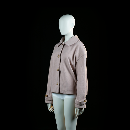 Shein - trucker jacket - Rose - (Storlek: L)