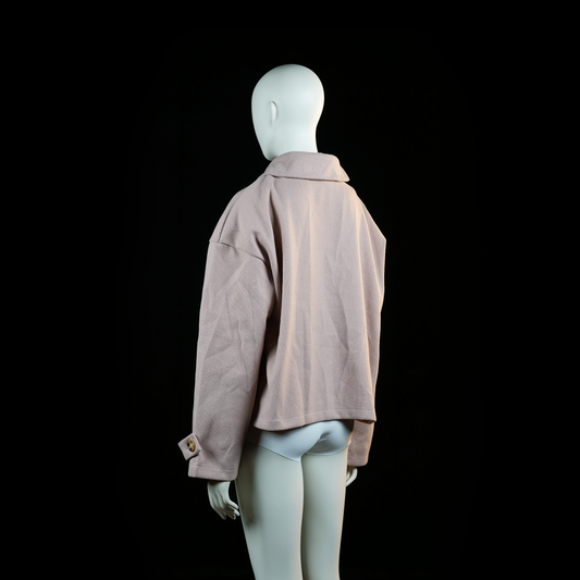 Shein - trucker jacket - Rose - (Storlek: L)