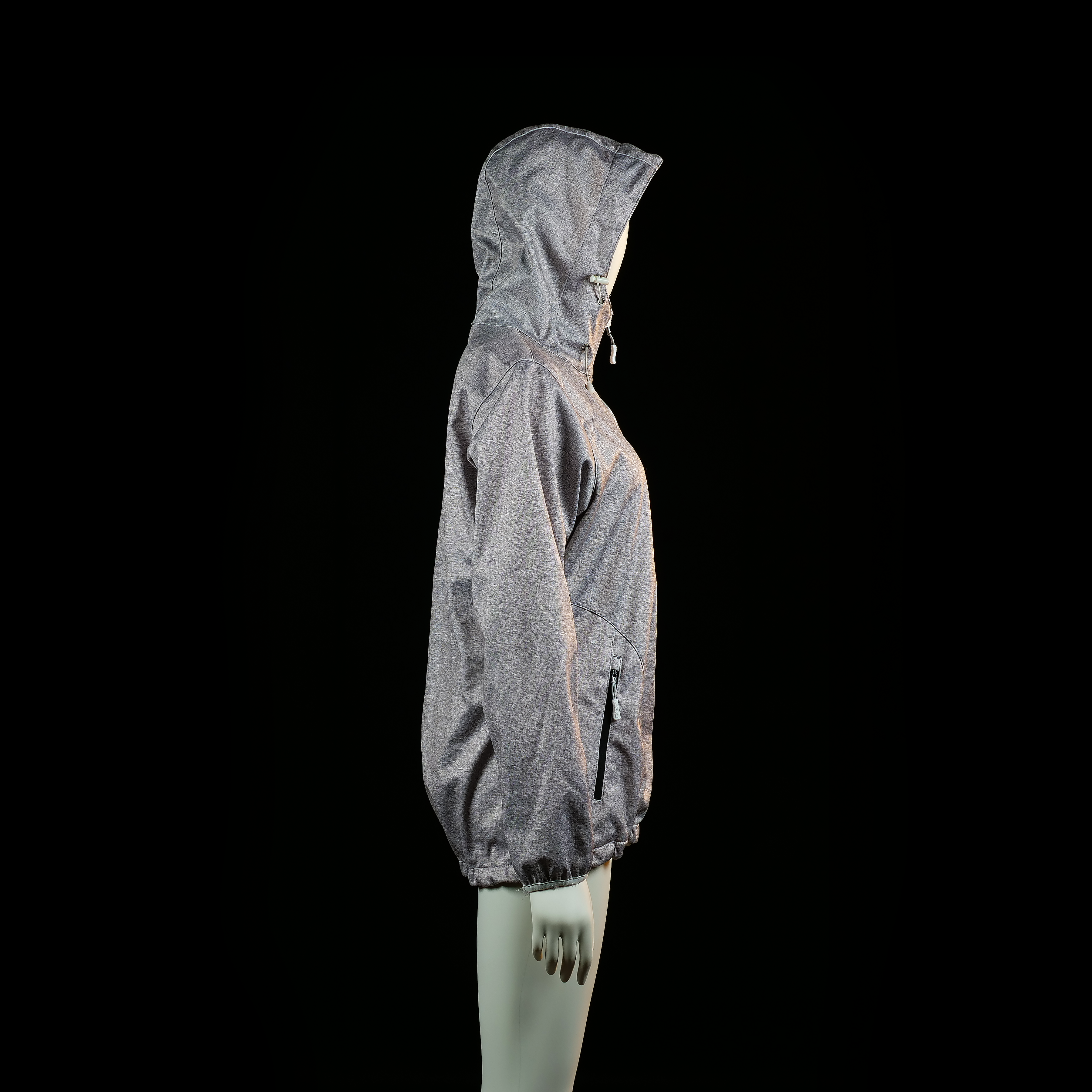 On The Peak - windbreaker - Light Gray - (Storlek: 44)