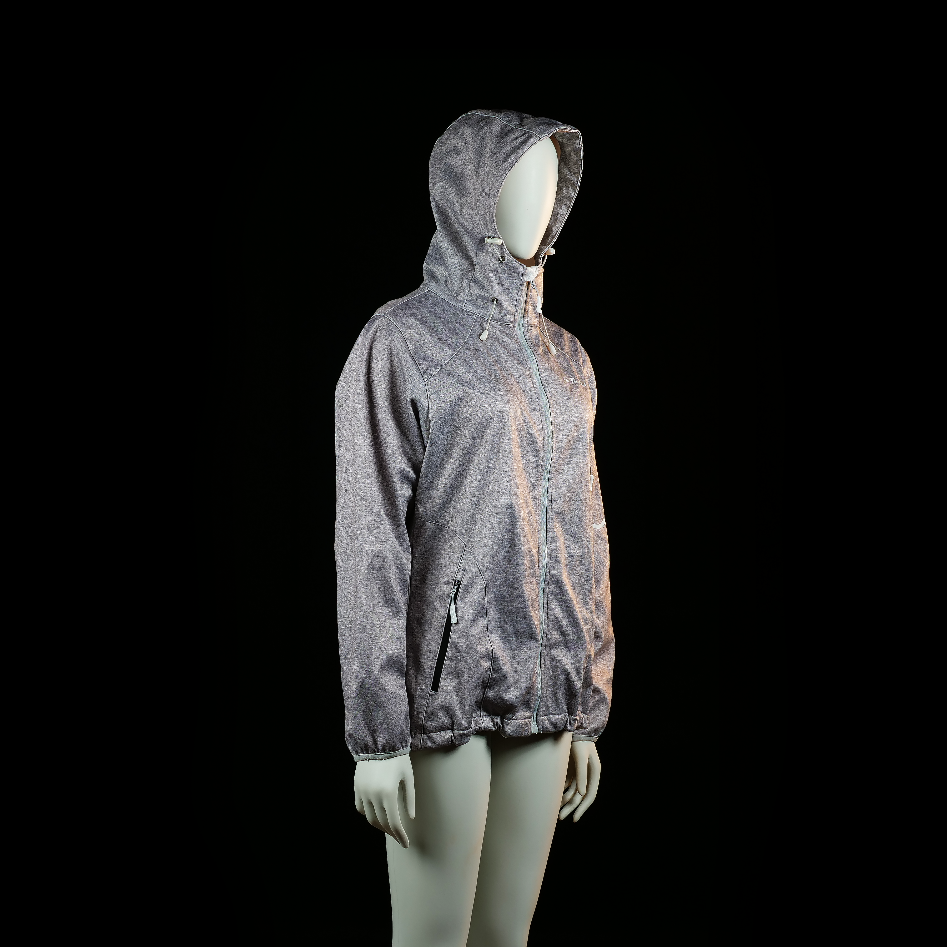 On The Peak - windbreaker - Light Gray - (Storlek: 44)