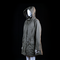 Ms Mode - parka - Olive - (Storlek: 42)