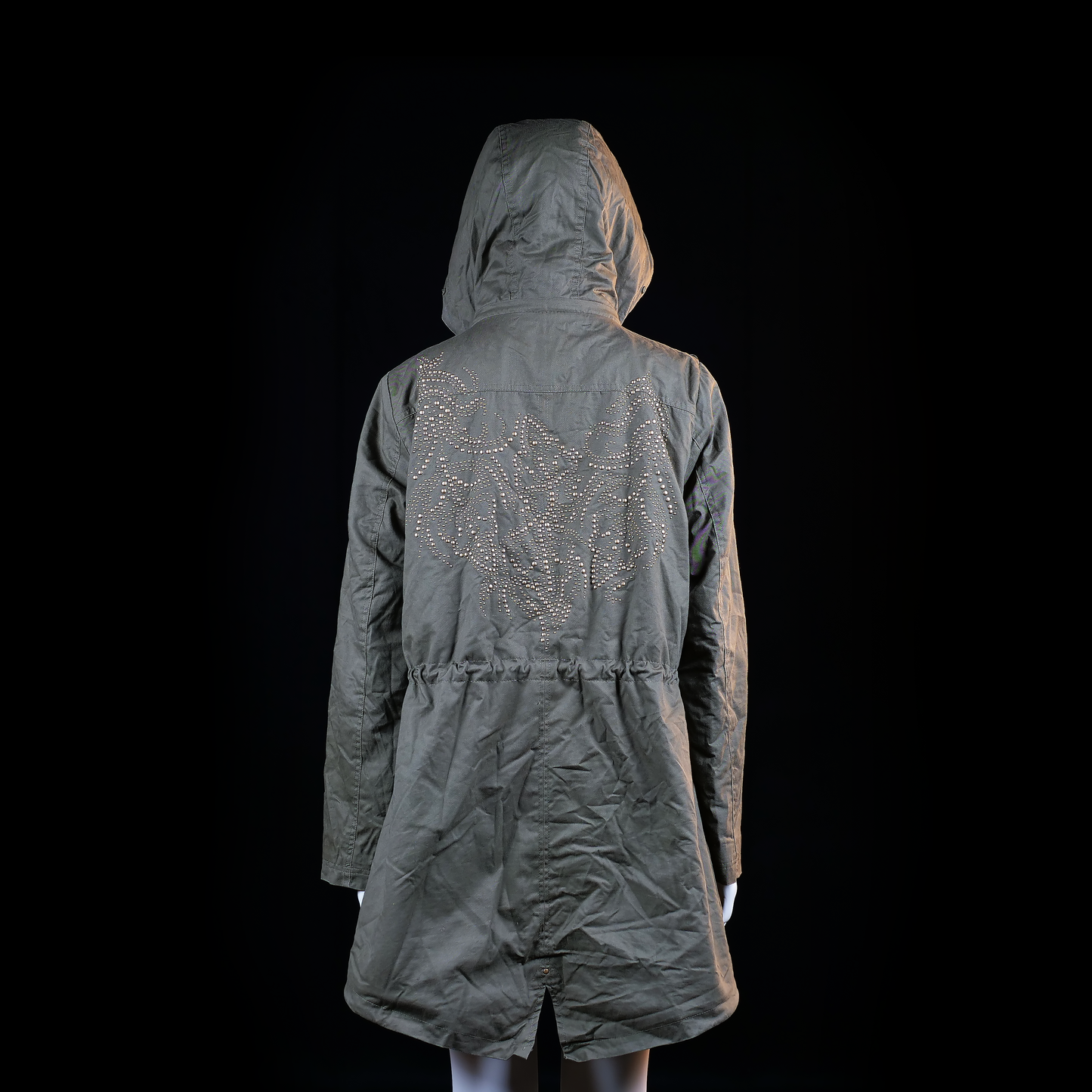 Ms Mode - parka - Olive - (Storlek: 42)