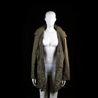Ms Mode - parka - Olive - (Storlek: 42)