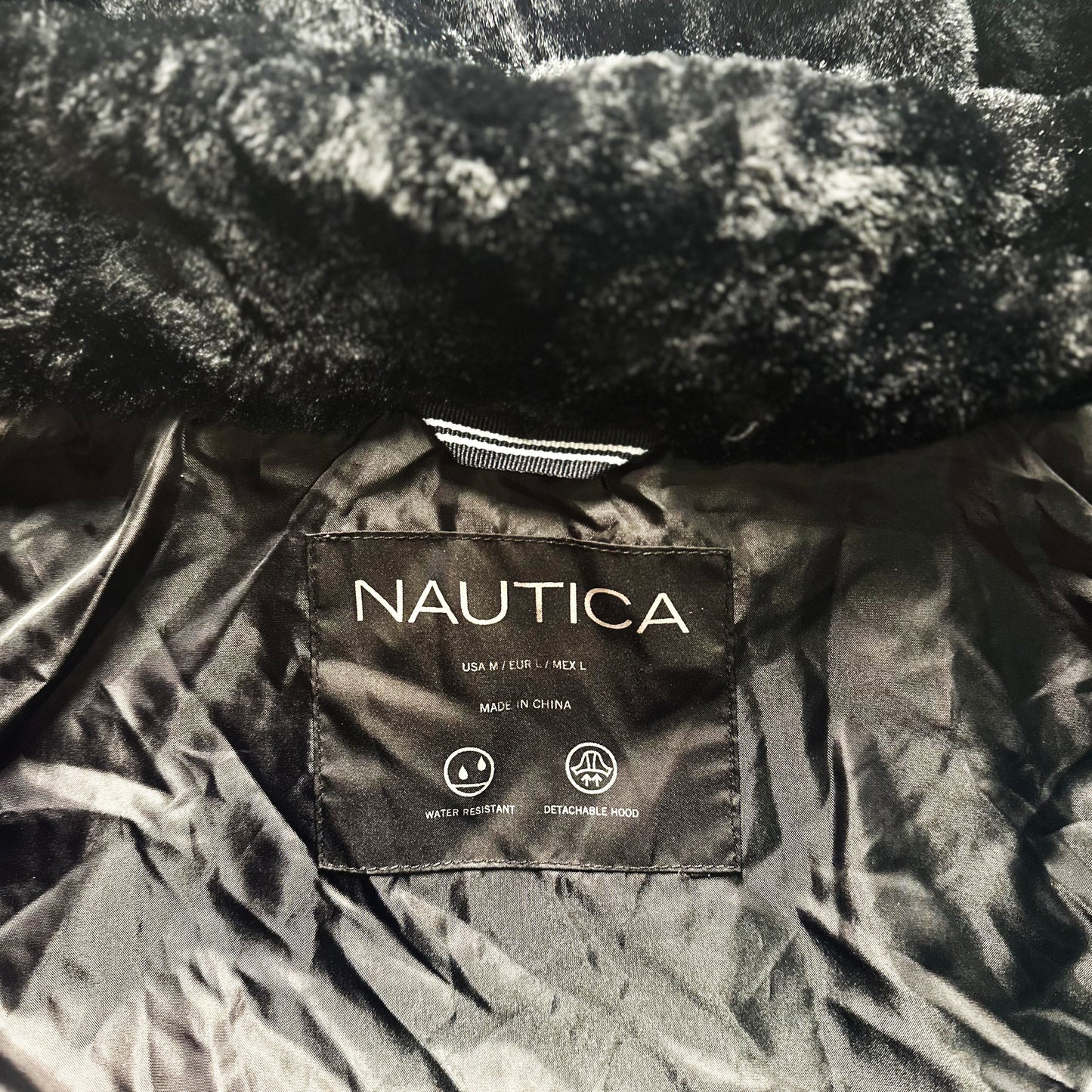 Nautica - padded jacket - Black - (Storlek: L)