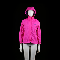 North Bend - rain jacket - Pink - (Storlek: 146)