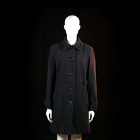 Yessica - overcoat - Black - (Storlek: 42)