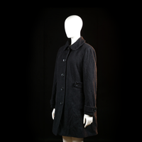 Yessica - overcoat - Black - (Storlek: 42)
