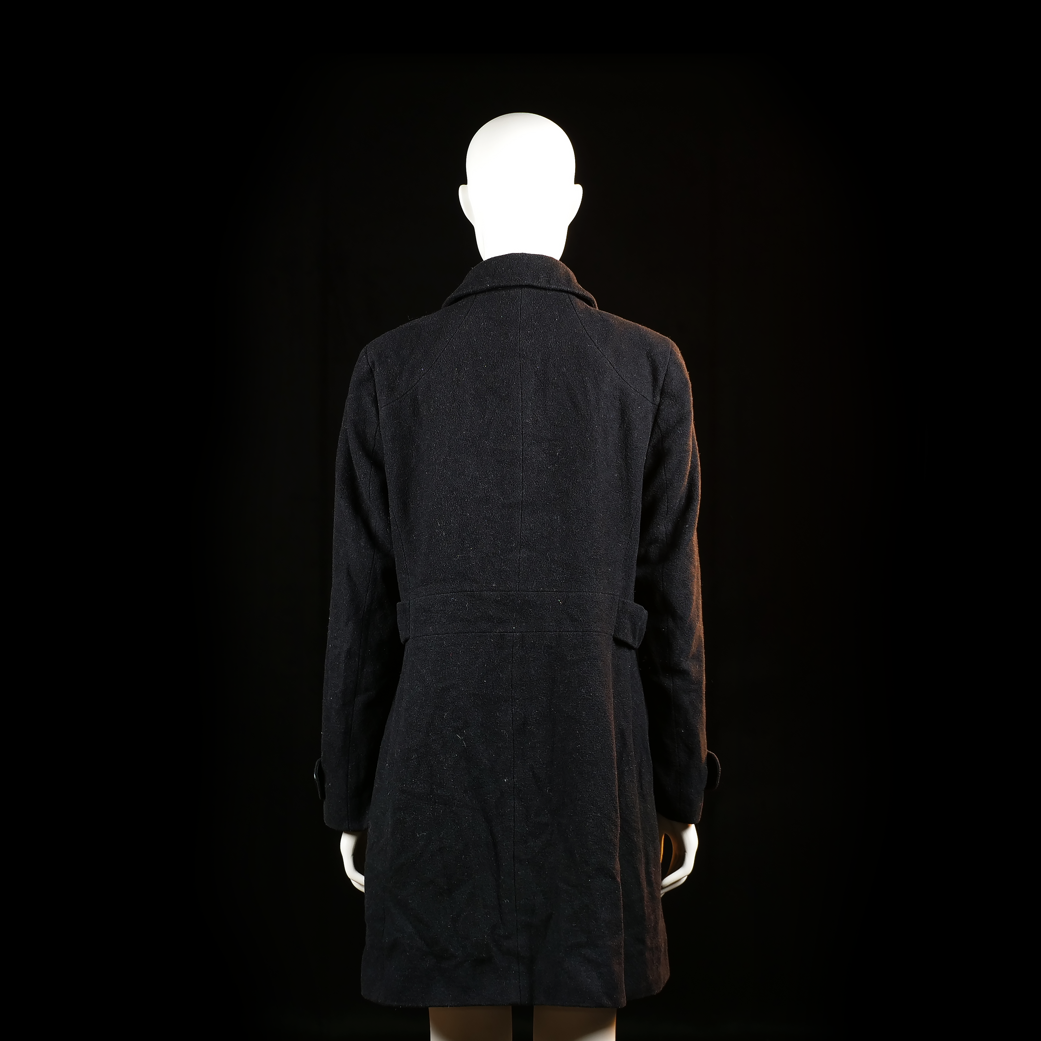 Yessica - overcoat - Black - (Storlek: 42)