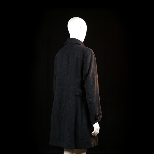 Yessica - overcoat - Black - (Storlek: 42)