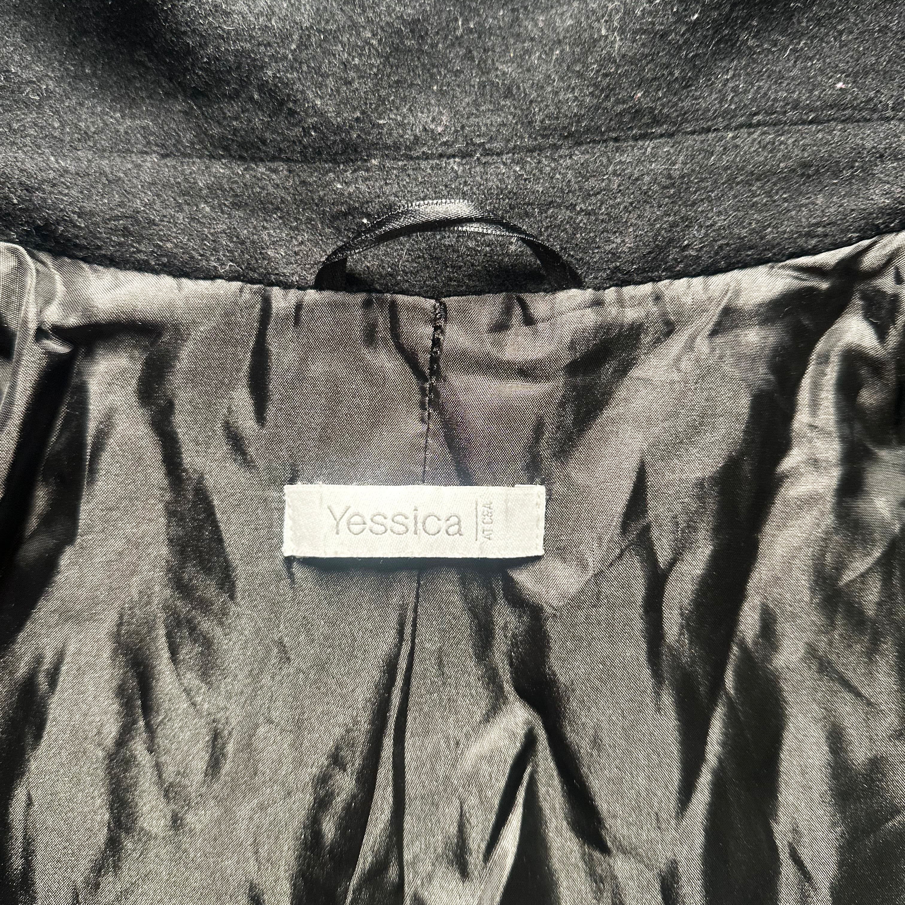 Yessica - overcoat - Black - (Storlek: 42)