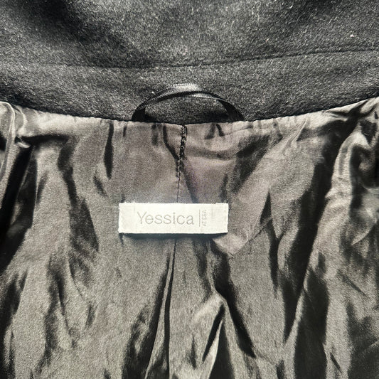 Yessica - overcoat - Black - (Storlek: 42)