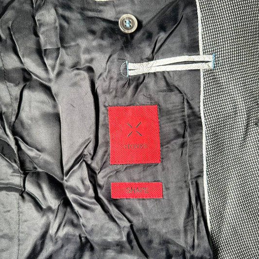 Stones - blazer - Gray - (Storlek: 54)