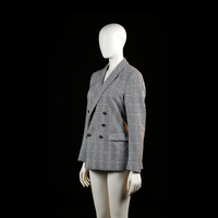 Kappahl - blazer - Gray, Black - (Storlek: 40)