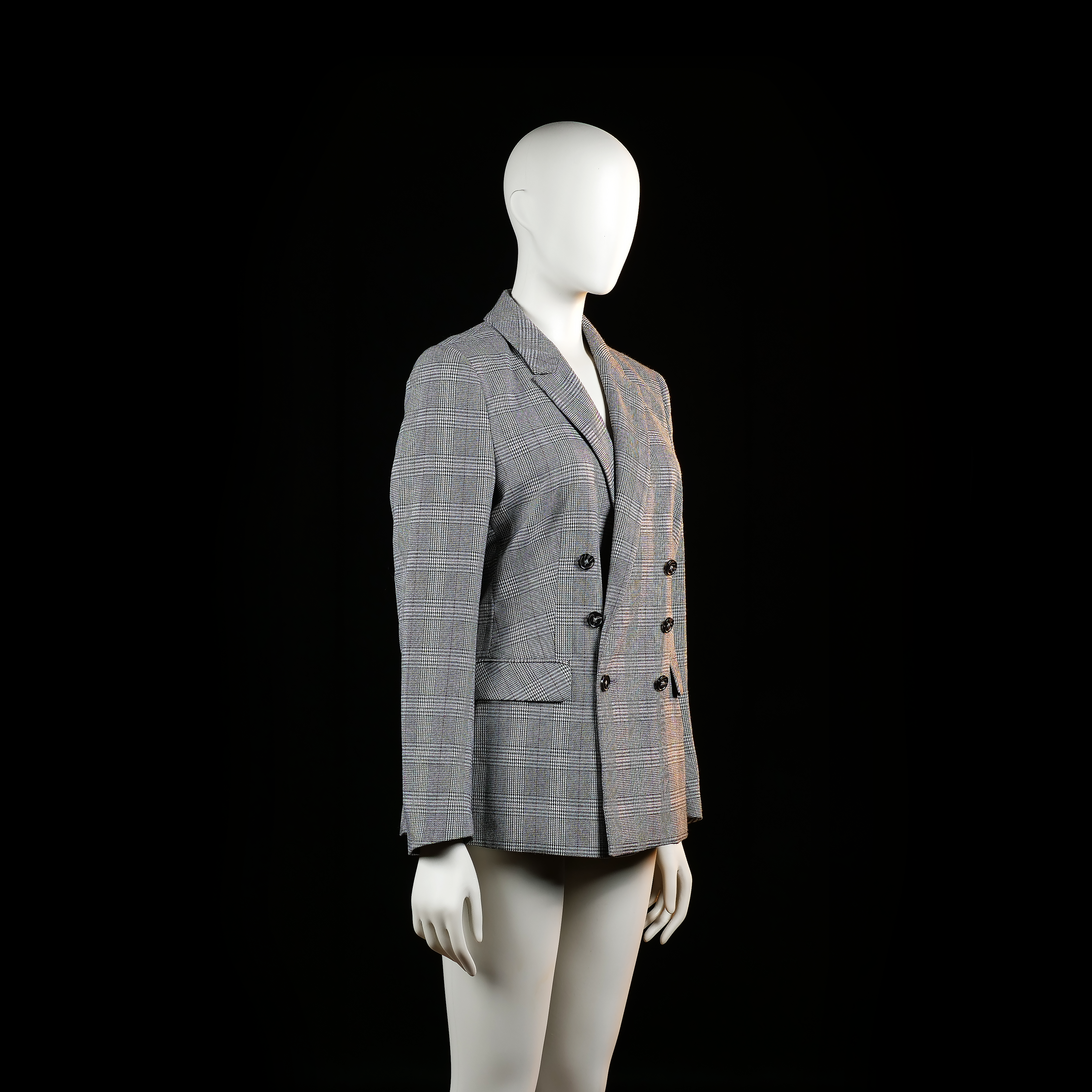 Kappahl - blazer - Gray, Black - (Storlek: 40)