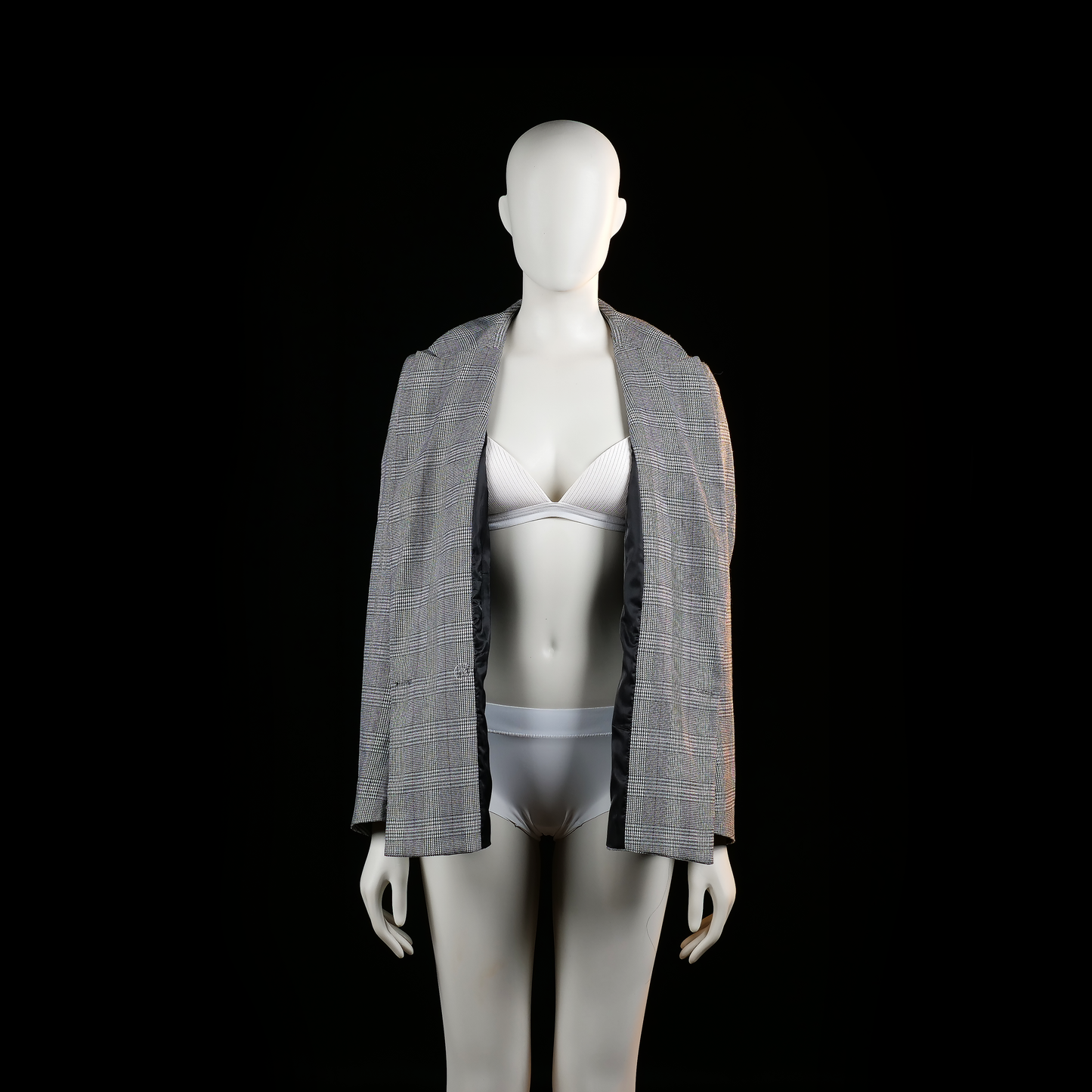 Kappahl - blazer - Gray, Black - (Storlek: 40)