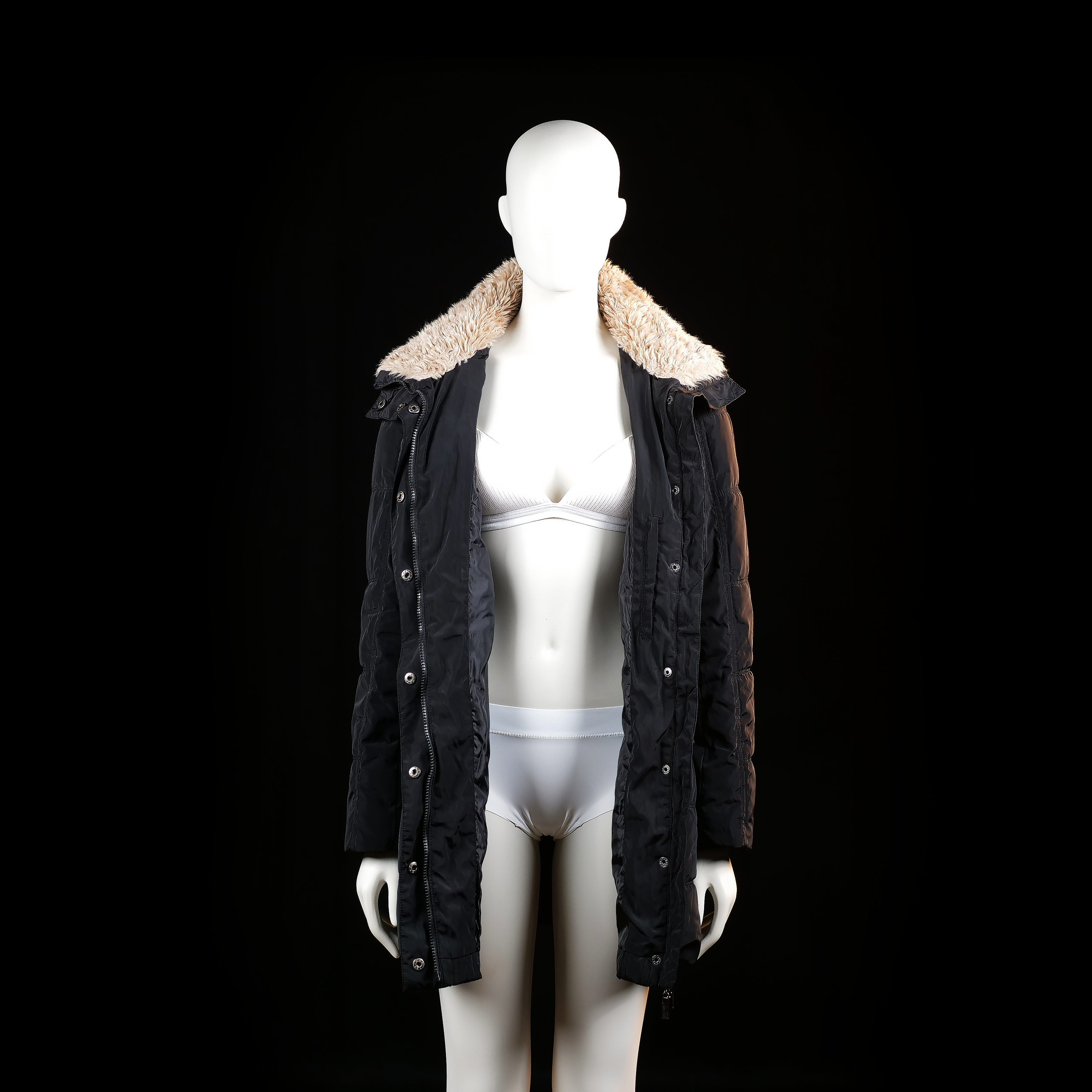 Poolgirl - parka - Black - (Storlek: M)