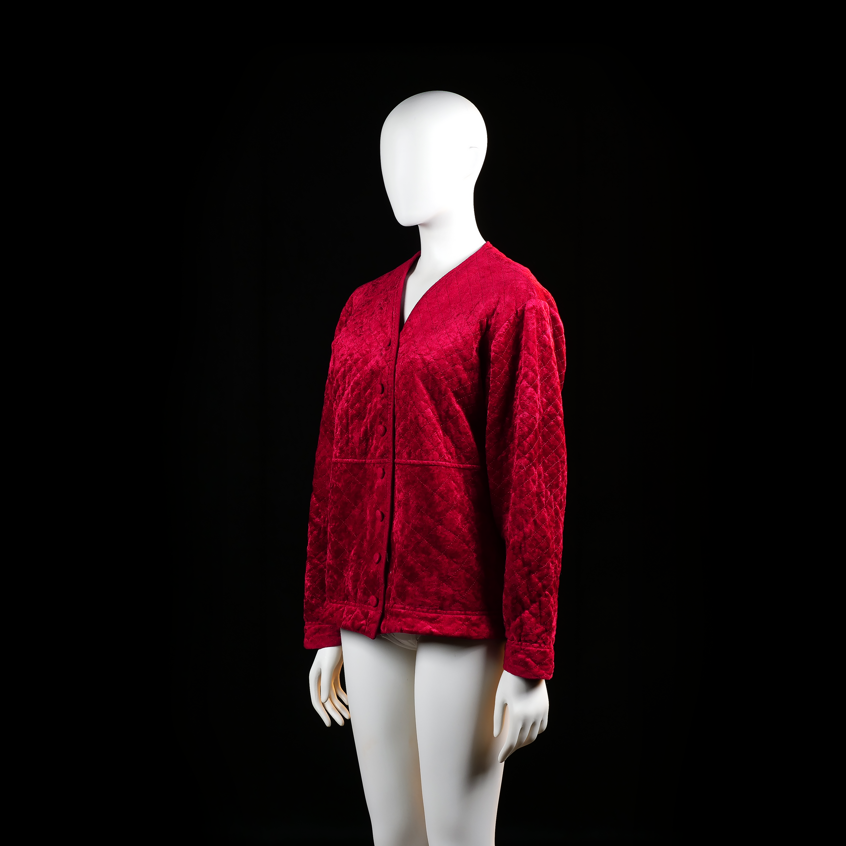 Cotton Club - padded jacket - Red - (Storlek: M)