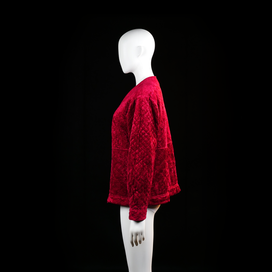 Cotton Club - padded jacket - Red - (Storlek: M)