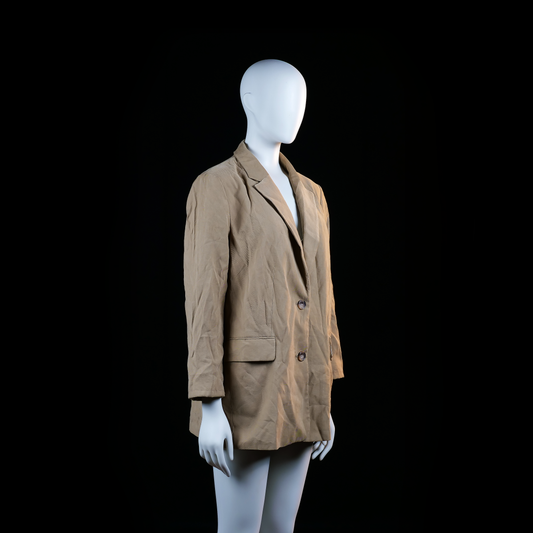 H&M - blazer - Camel - (Storlek: 44)