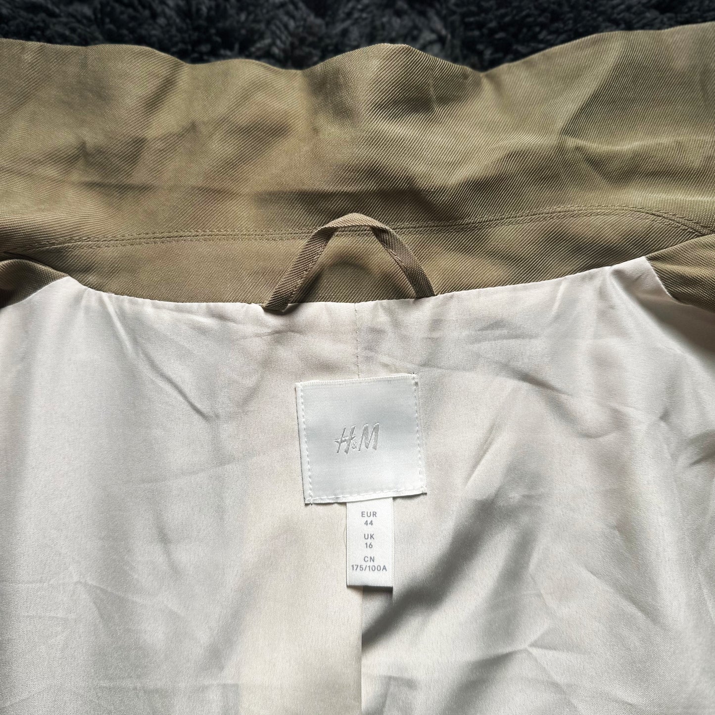 H&M - blazer - Camel - (Storlek: 44)