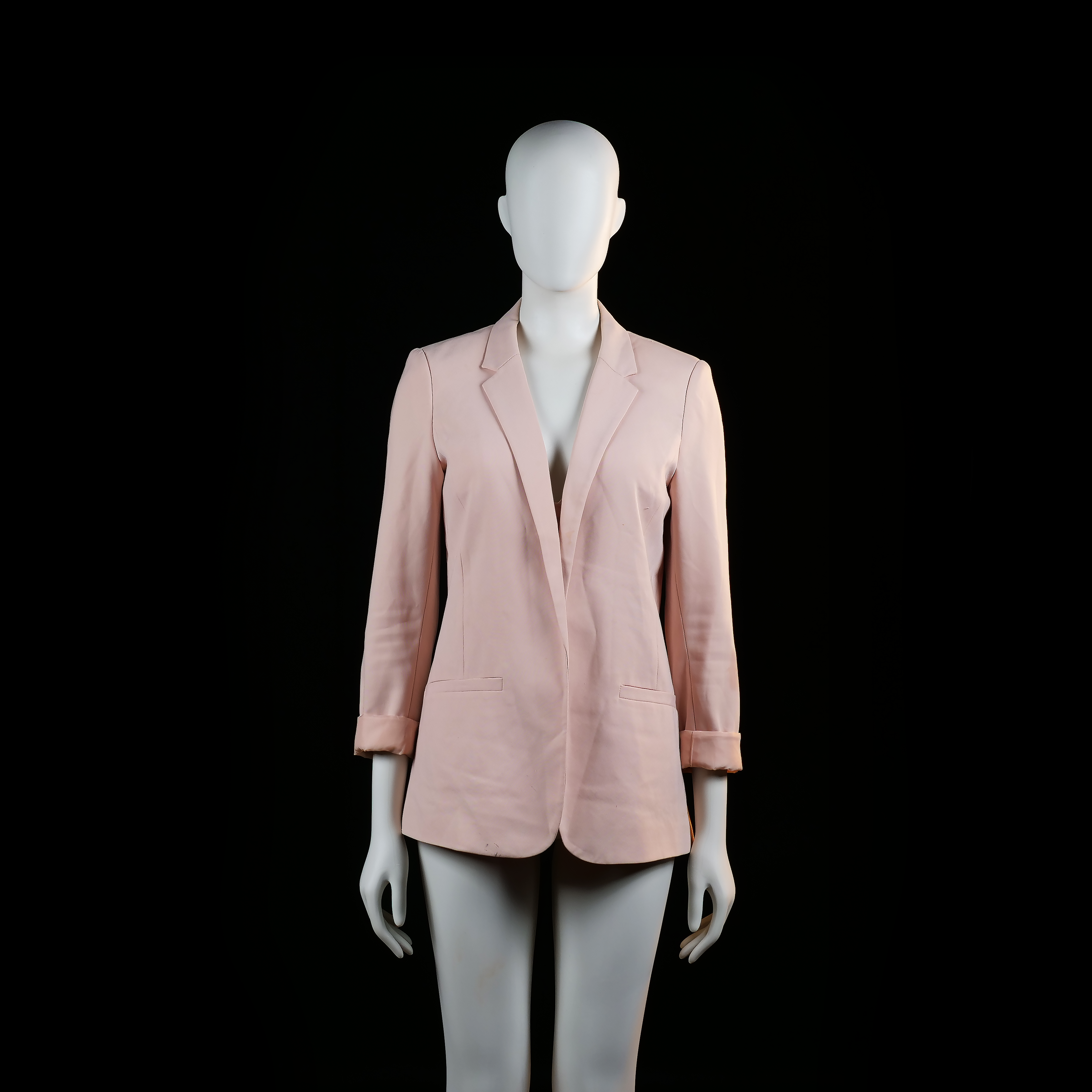 H&M - blazer - Light Pink - (Storlek: 38)