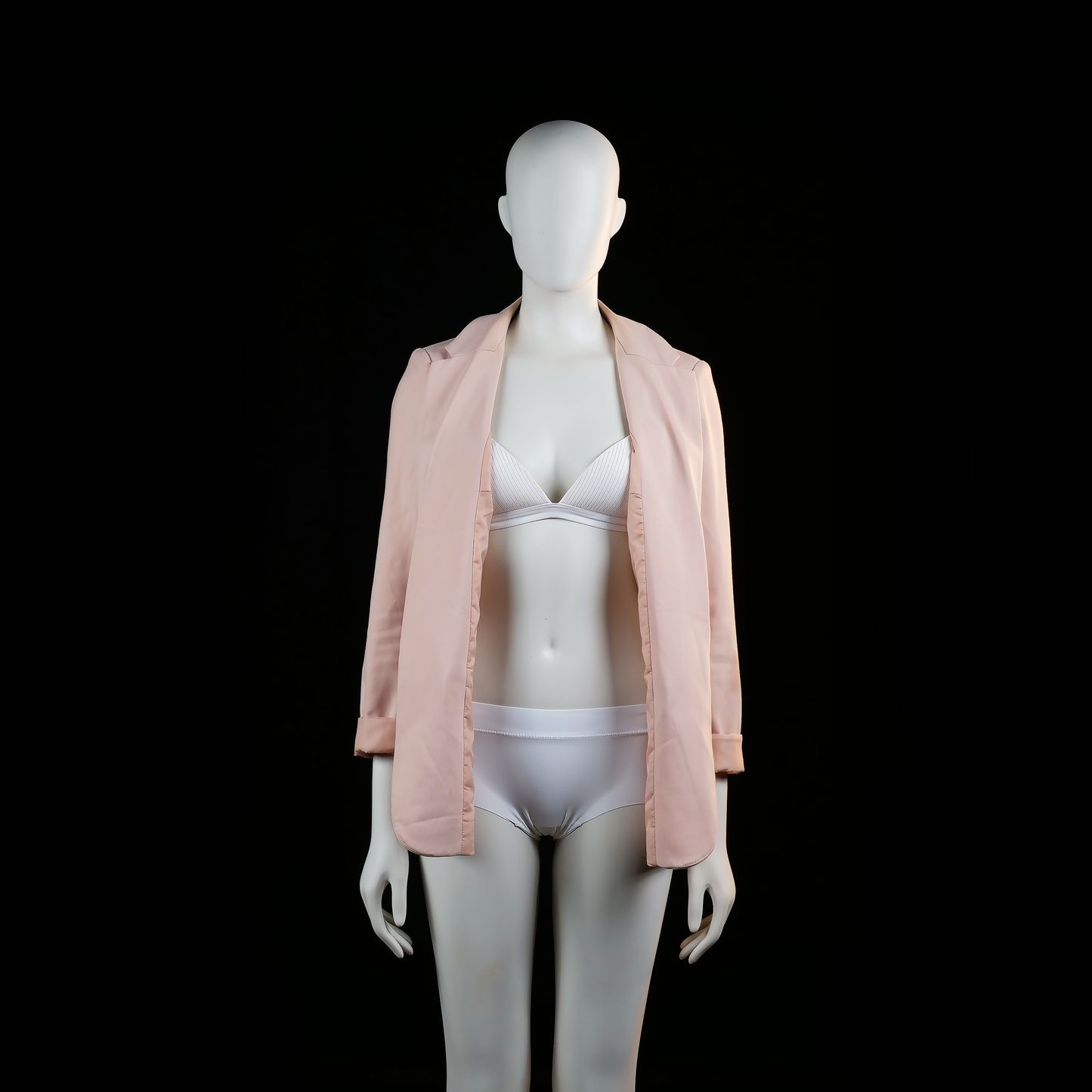 H&M - blazer - Light Pink - (Storlek: 38)
