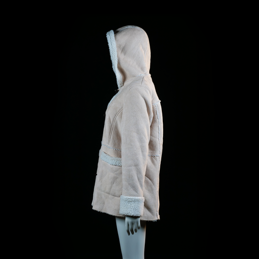 Okay - duffle coat - Beige, Ivory - (Storlek: 40)