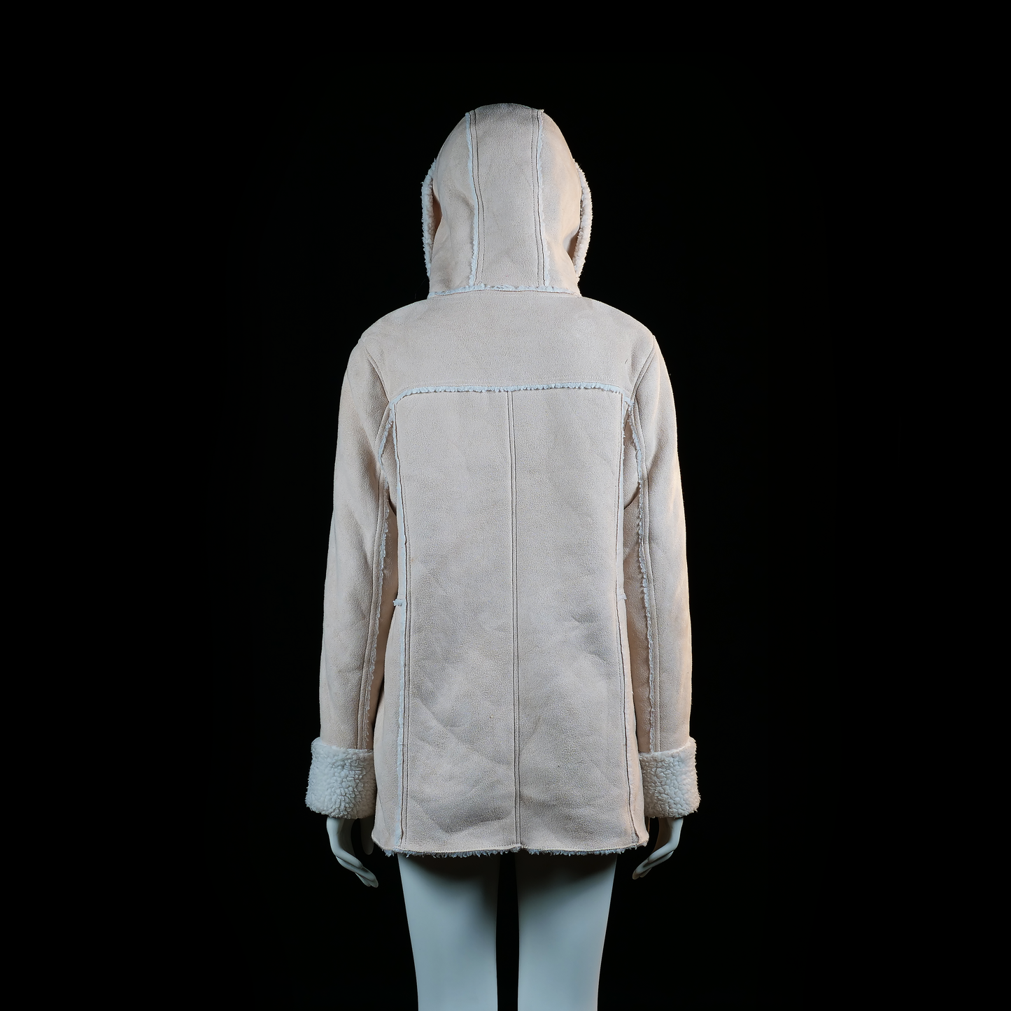 Okay - duffle coat - Beige, Ivory - (Storlek: 40)