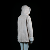 Okay - duffle coat - Beige, Ivory - (Storlek: 40)