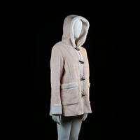 Okay - duffle coat - Beige, Ivory - (Storlek: 40)