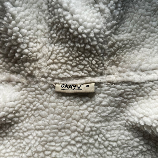 Okay - duffle coat - Beige, Ivory - (Storlek: 40)