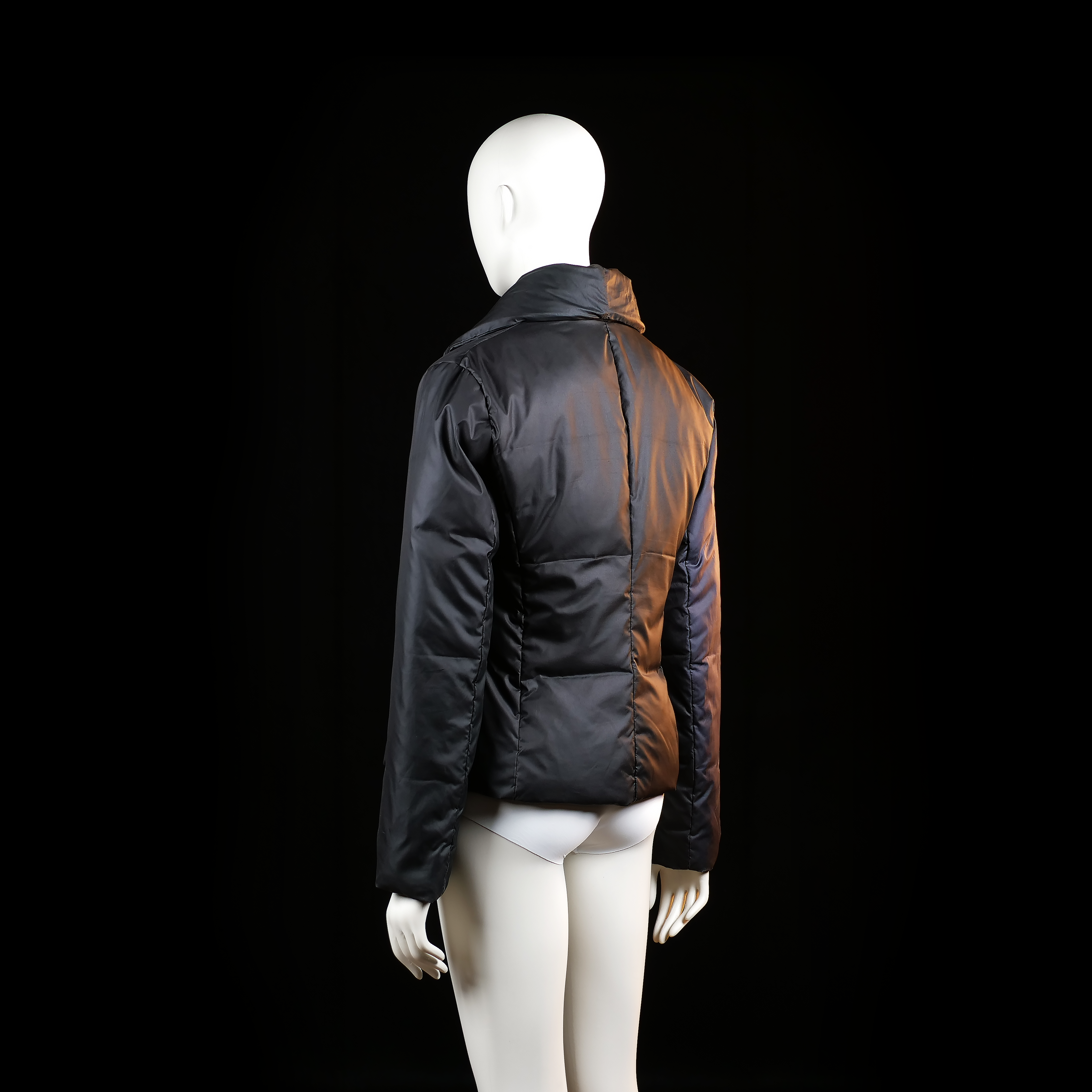 Sisley - padded jacket - Black - (Storlek: M)