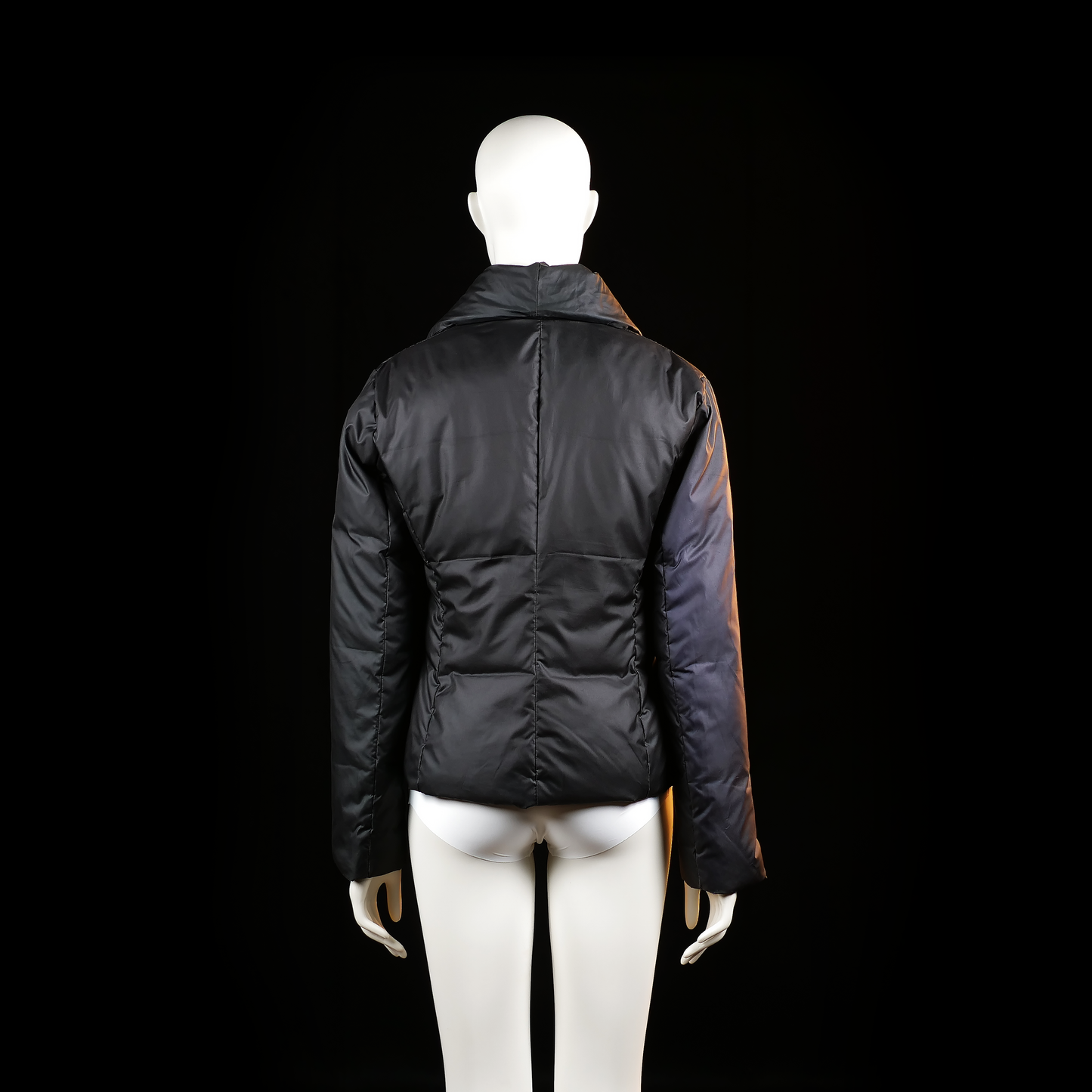 Sisley - padded jacket - Black - (Storlek: M)