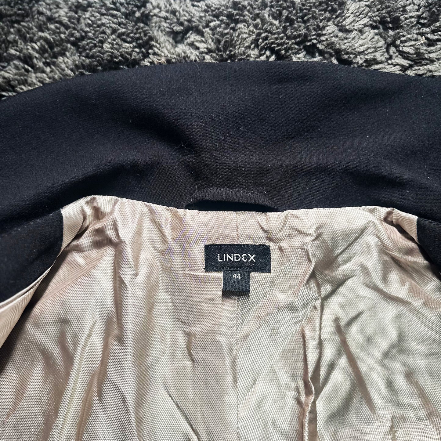 Lindex - blazer - Black - (Storlek: 44)