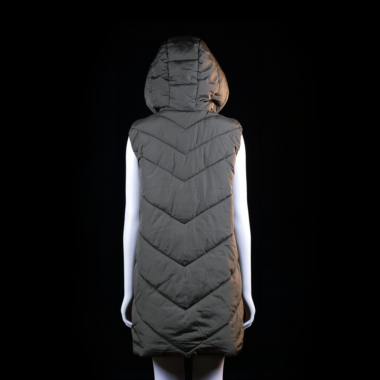 Jdy - padded vest - Olive - (Storlek: S)