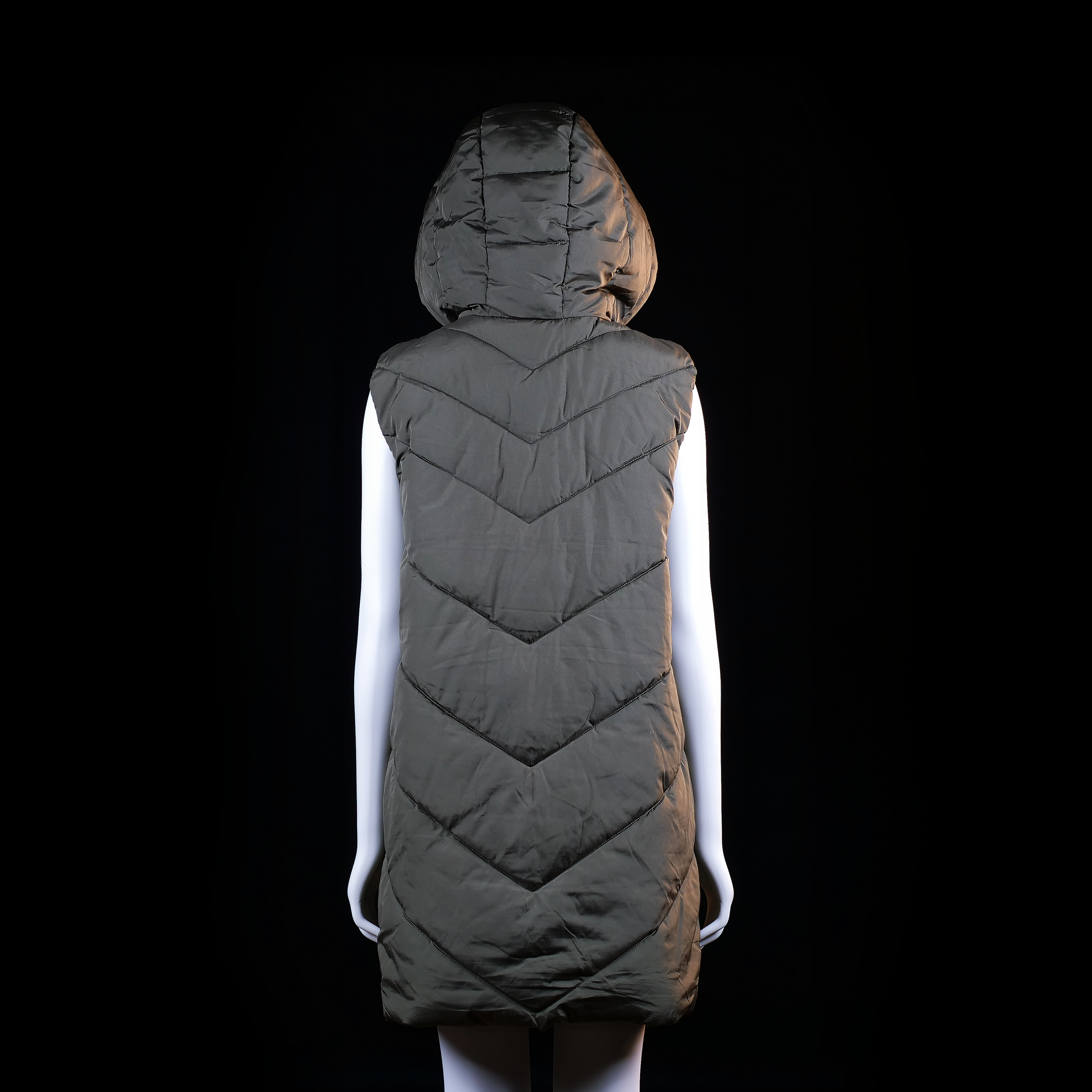 Jdy - padded vest - Olive - (Storlek: S)