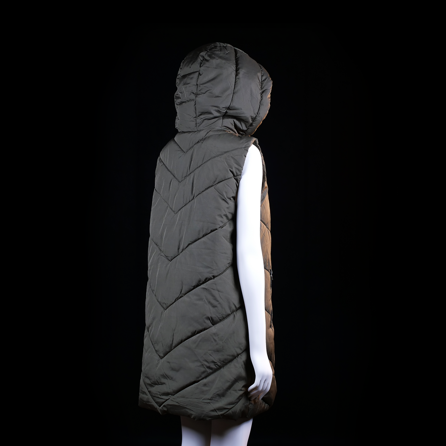 Jdy - padded vest - Olive - (Storlek: S)