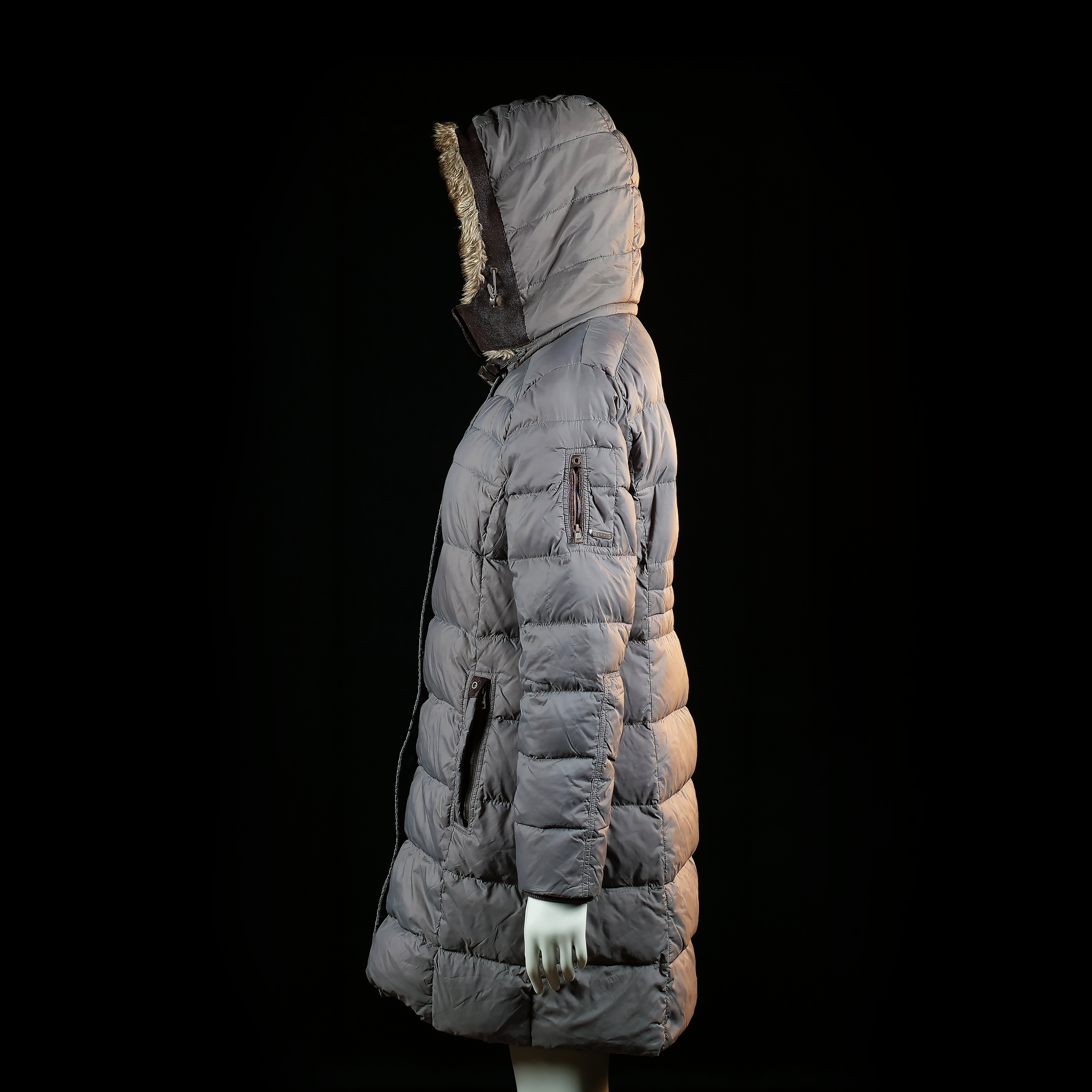 Esprit - parka - Gray - (Storlek: 42)