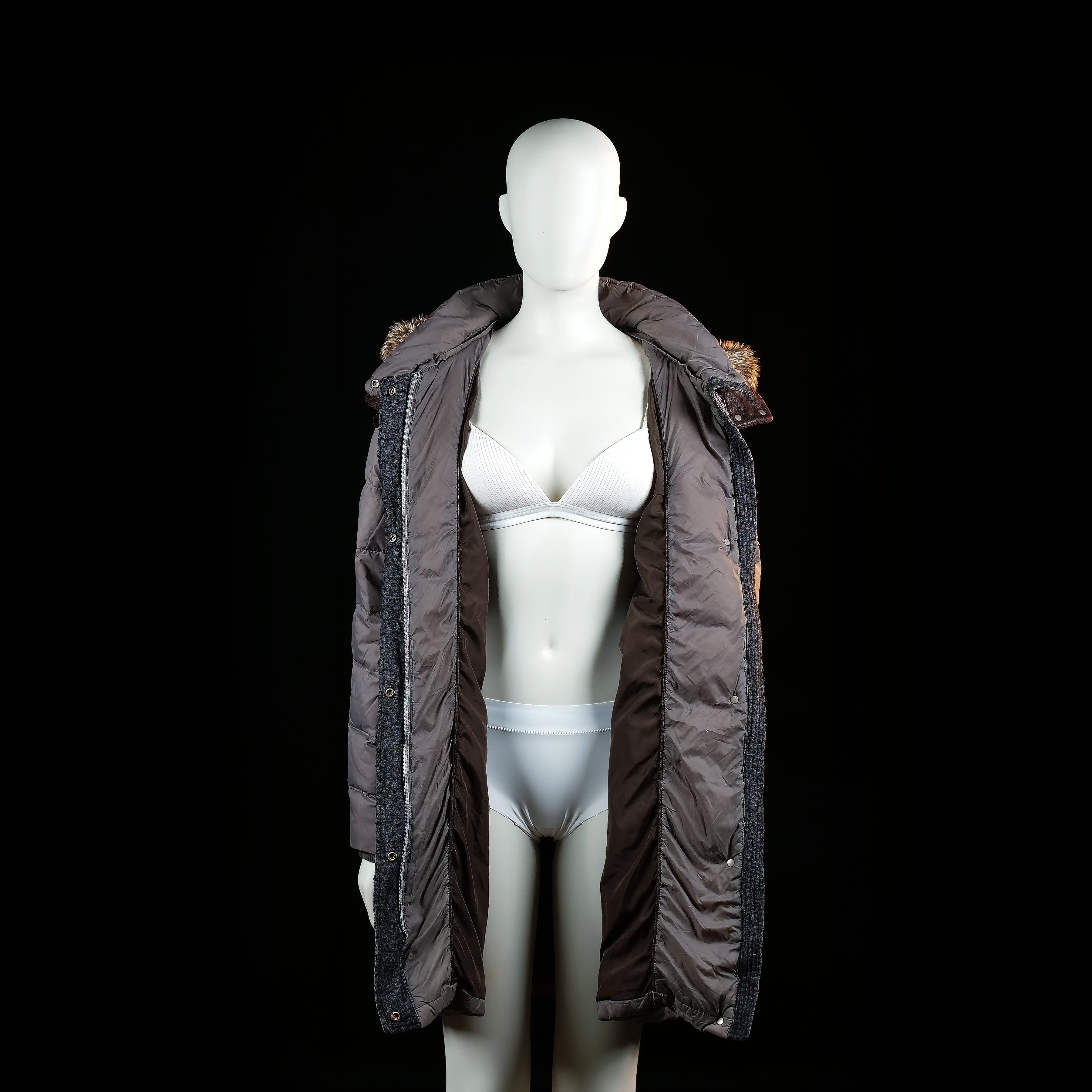 Esprit - parka - Gray - (Storlek: 42)