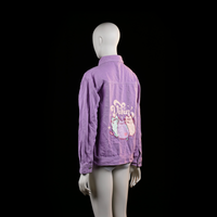 Reserved - trucker jacket - Lavender - (Storlek: 158)